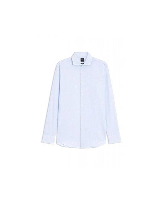 Boss Blue Formal Shirts for men