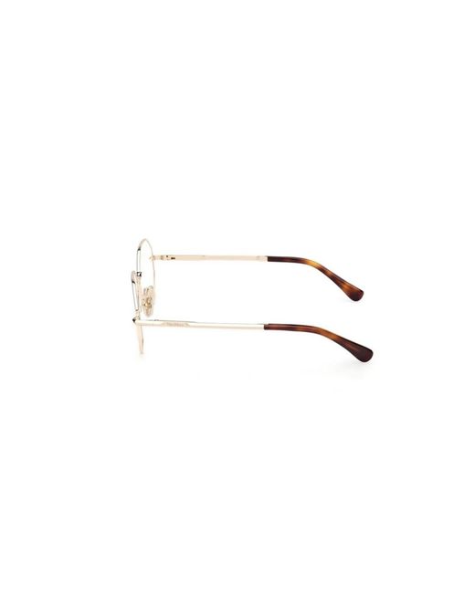 Max Mara Metallic Glasses