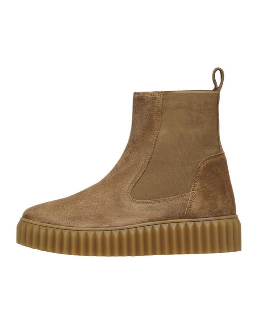 Voile Blanche Brown Chelsea Boots