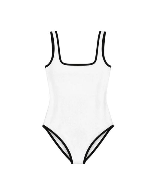 CLOEYS Badmode ,Wit ,One-Piece in het Black