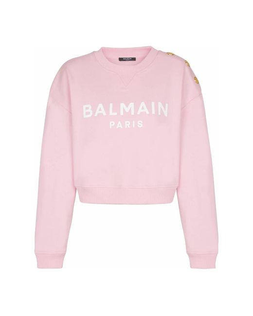 Balmain Sweatshirts in het Pink