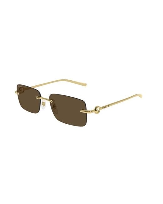 Gucci Yellow Sunglasses for men