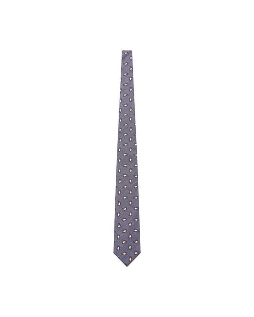 Windsor. Accessoires ,Blauw ,Katoen Dasdas in het Purple voor heren