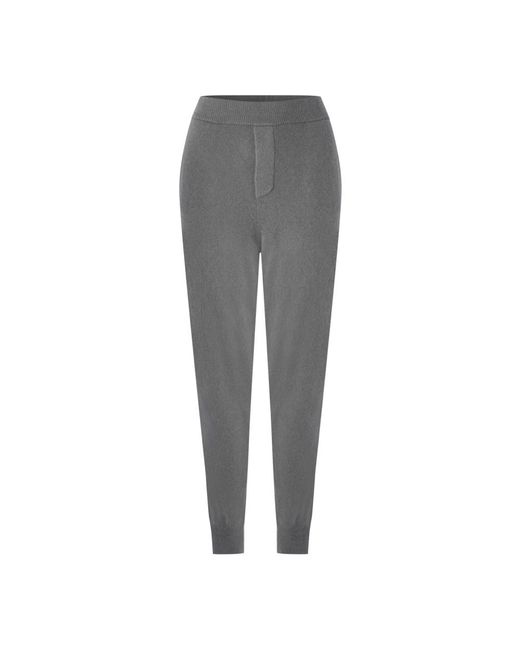 DSquared² Broeken ,Grijs ,Gebreide Cashmere Joggingbroek Trainingsbroek in het Gray