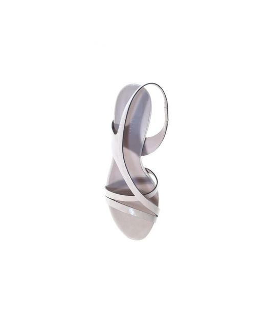 Roberto Del Carlo White High Heel Sandals