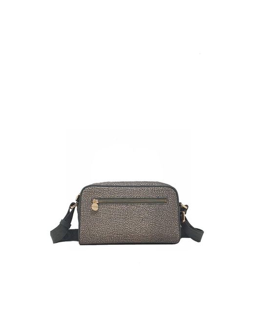 Borbonese Gray Kameratasche s, z54 clay grey