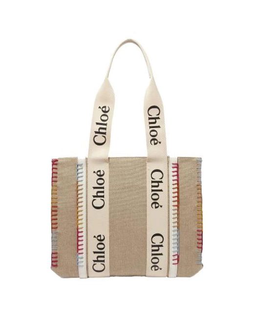 Tote Bags di Chloé in Metallic