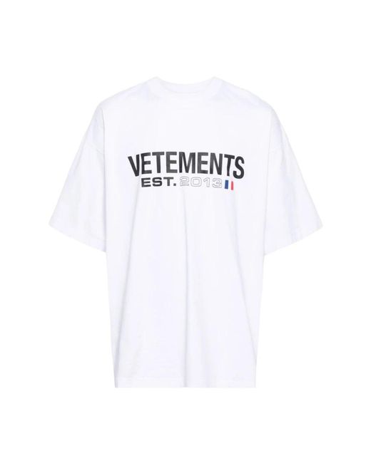 Vetements White T-Shirts