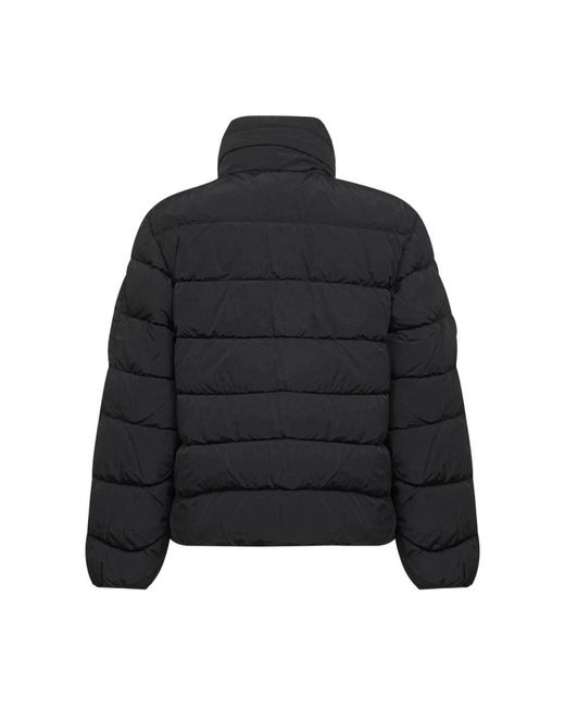 C P Company Black Winter Jackets for men