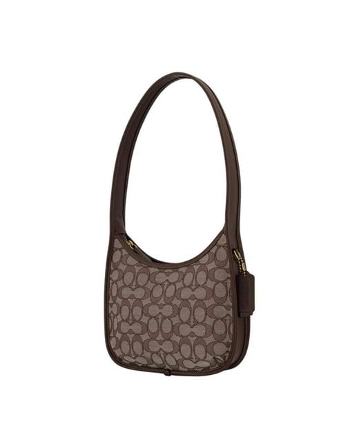 COACH Brown The Originals Signature Shoulder Bag
