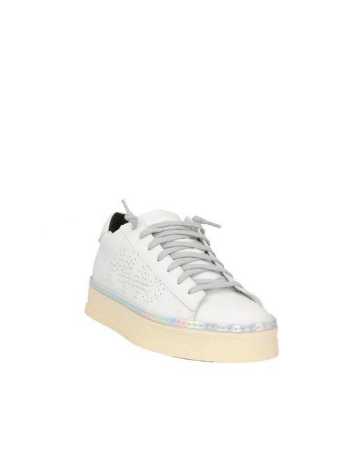 P448 White Jack Sneakers