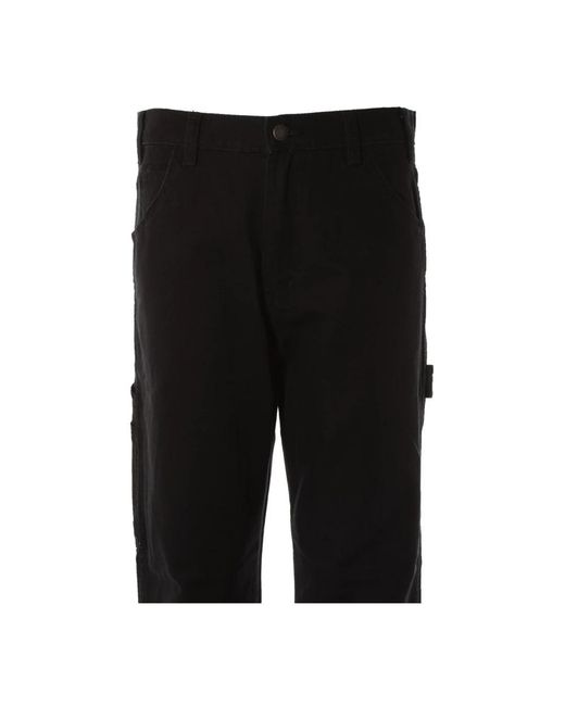 Dickies Black Straight Trousers for men