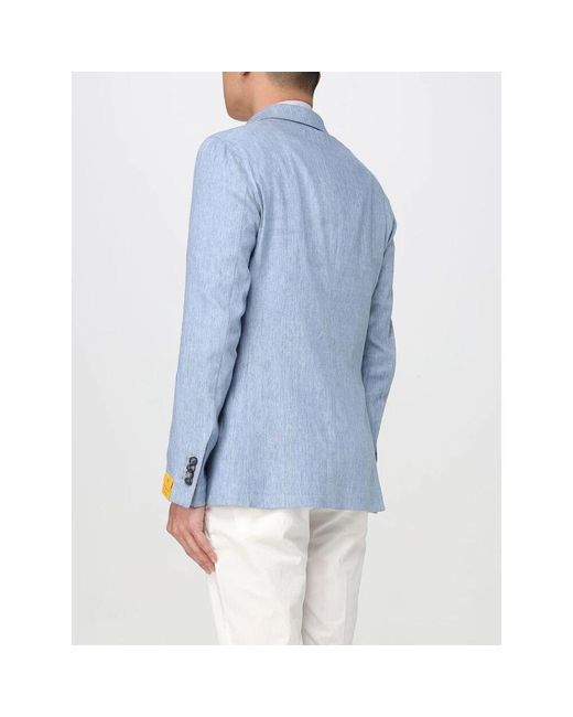 Tagliatore Maßgeschneiderter Einreiher-Blazer in Blue für Herren