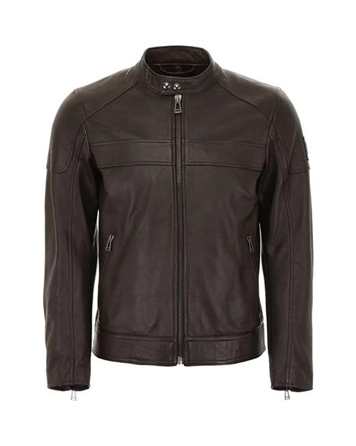 Belstaff Black A. Racer Blouson Jacket Dark Made for men