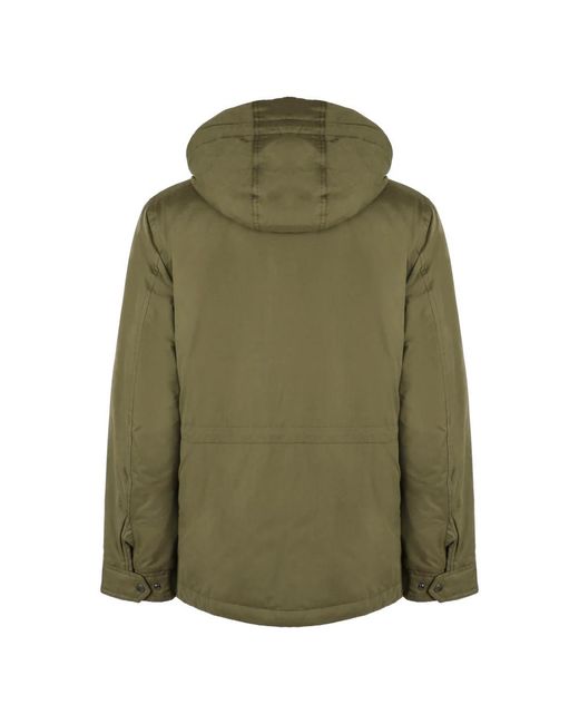 Woolrich Green Winter Jackets for men