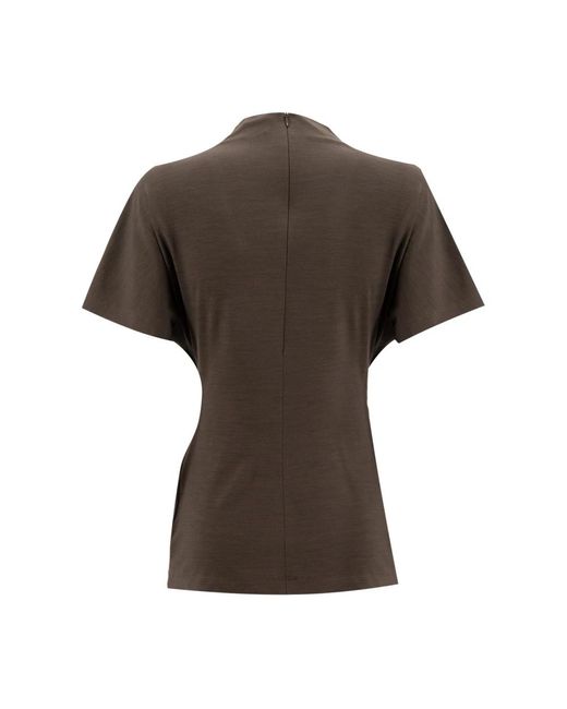 Brunello Cucinelli Brown T-Shirts