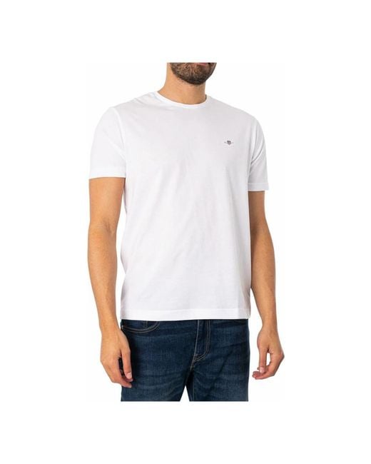 Gant White T-Shirts for men