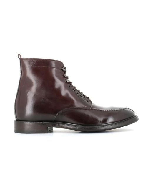 Alberto Fasciani Brown Lace-Up Boots for men