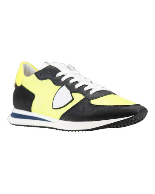Philippe Model Schoenen ,Veelkleurig Veterschoenen Sneakers in het Blue voor heren
