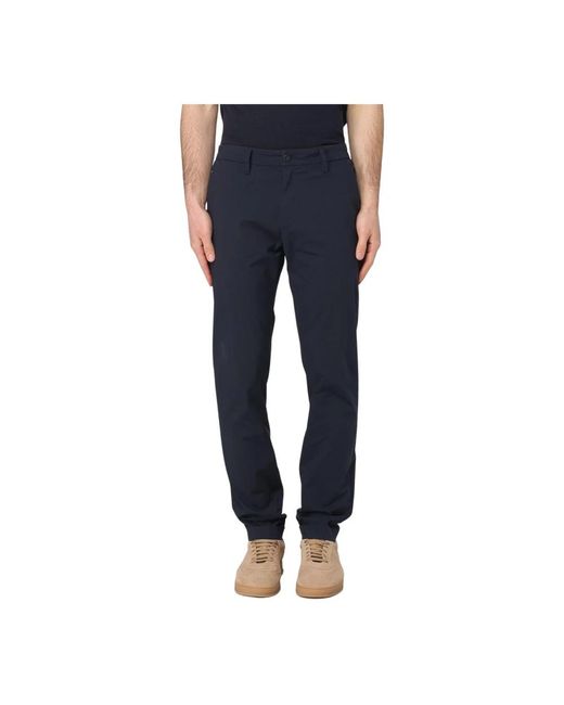 Straight Trousers di Re-hash in Blue da Uomo