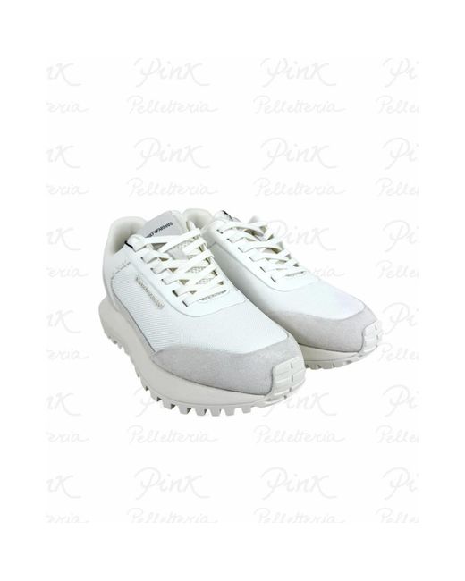 Emporio Armani White Sneakers for men