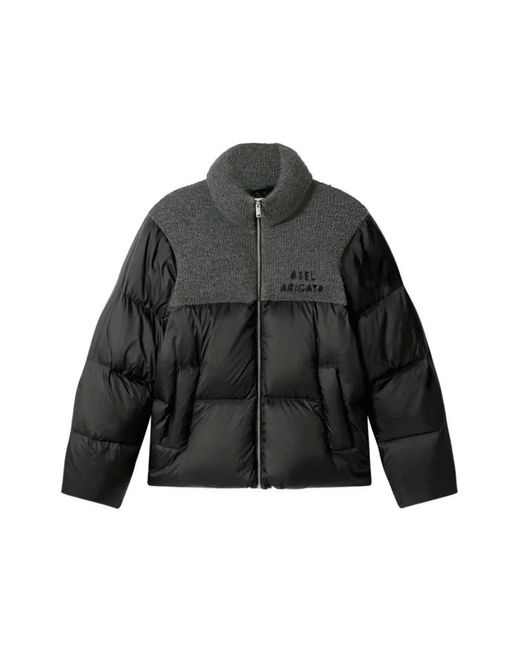 Axel Arigato Jassen ,Zwart ,Nylon Sub Puffer Jacket in het Black voor heren
