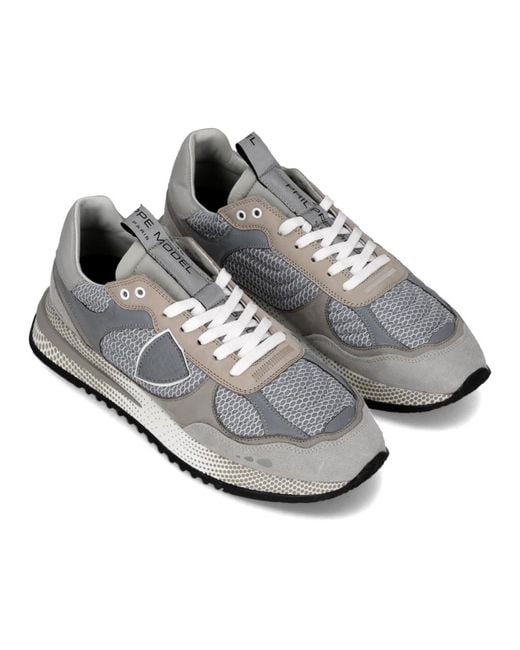 Philippe Model Gray Sneakers for men
