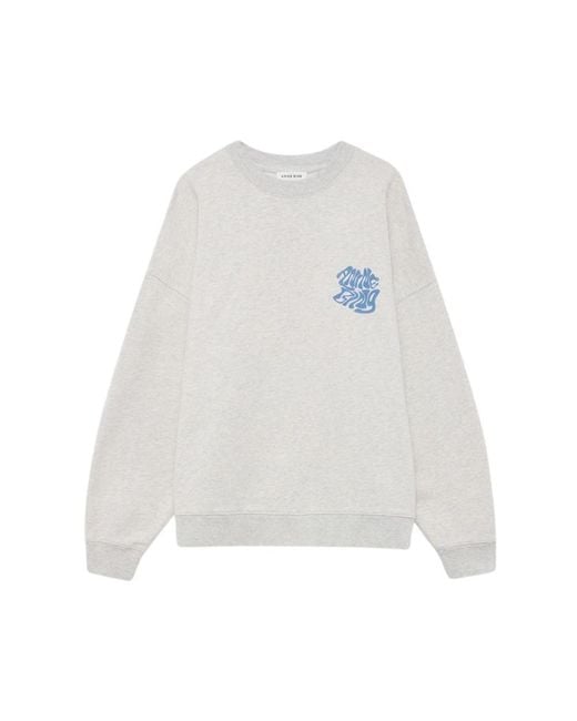 Anine Bing White Sweatshirts