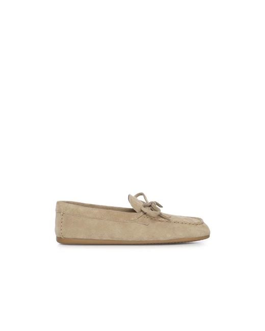 Miu Miu Natural Loafers