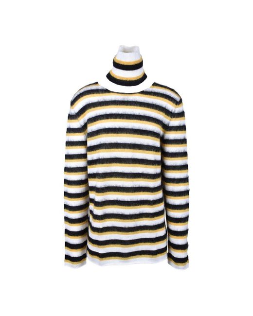 Marni Mohair wollmischung strickpullover in Black für Herren
