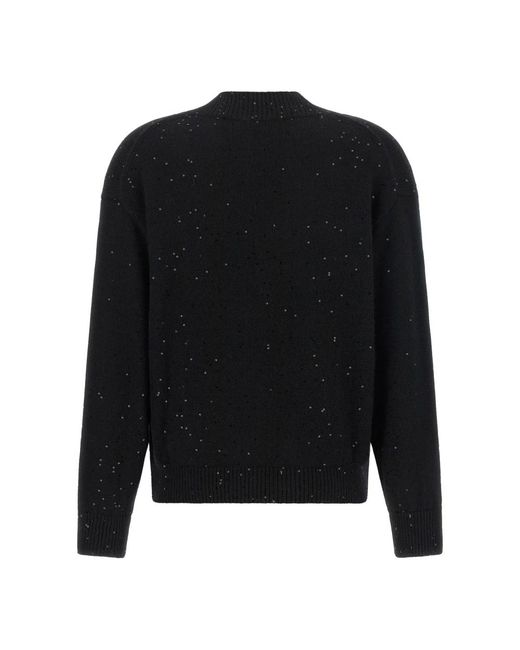 Brunello Cucinelli Black Cashmere Knitwear