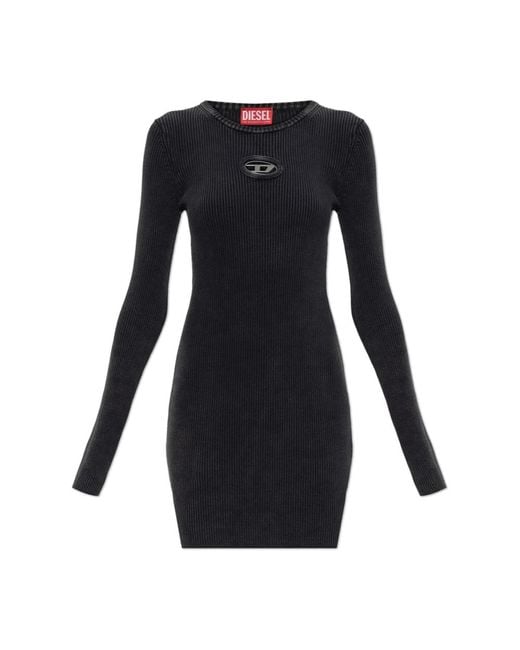 Short Dresses DIESEL de color Black