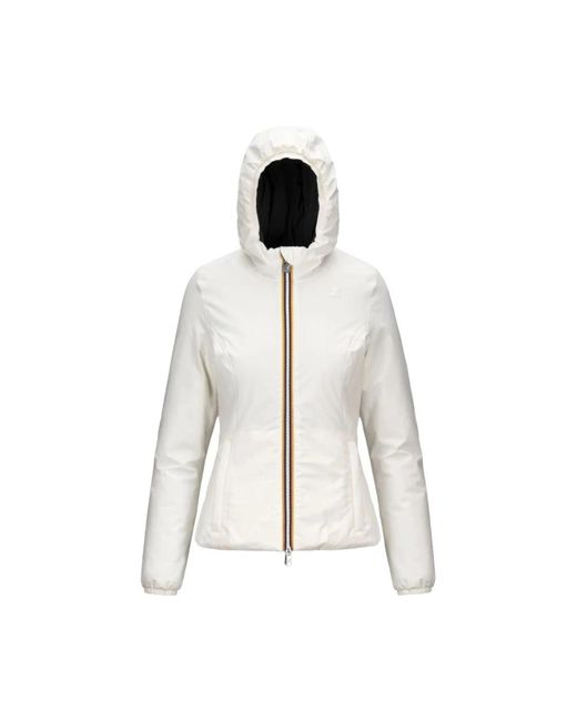 Light Jackets di K-Way in White