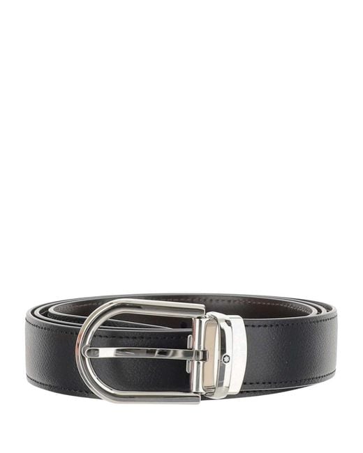 Montblanc Black Belts for men