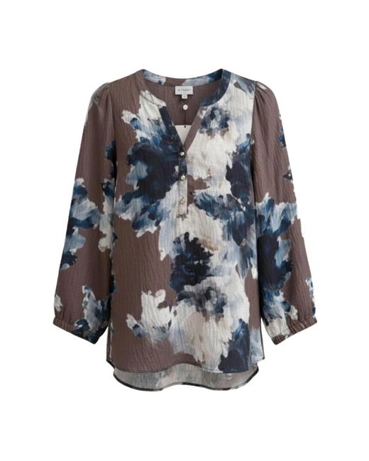 iN FRONT Overhemden ,Veelkleurig ,Blouses in het Multicolor