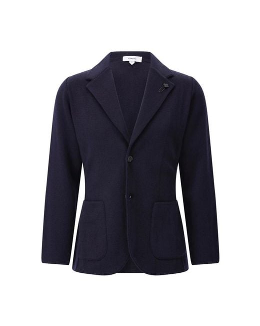 Lardini Blue Blazers for men