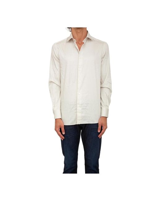Emporio Armani Gray Casual Shirts for men
