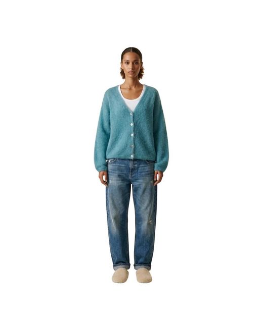 American Dreams Truien & Vesten ,Blauw ,Wol Cornelia Cardigan in het Blue