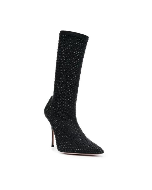 Gedebe Black Heeled Boots