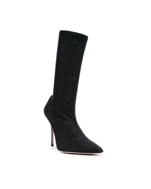 Gedebe Black Heeled Boots