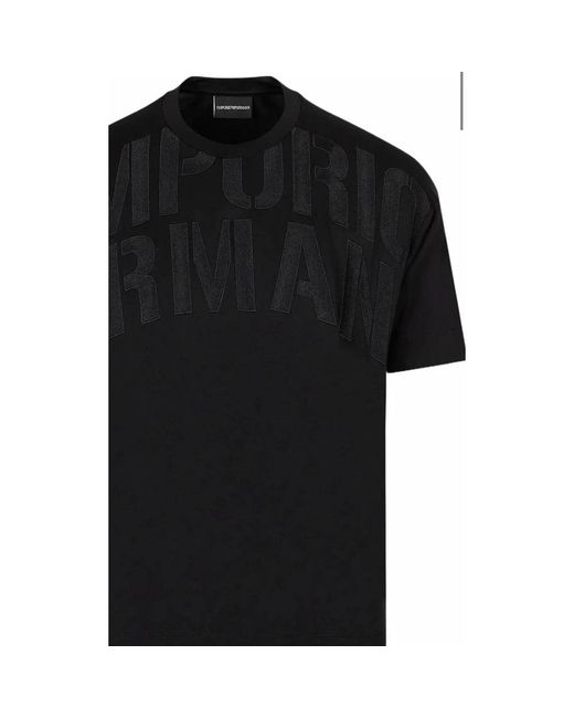 Emporio Armani Black T-Shirts for men