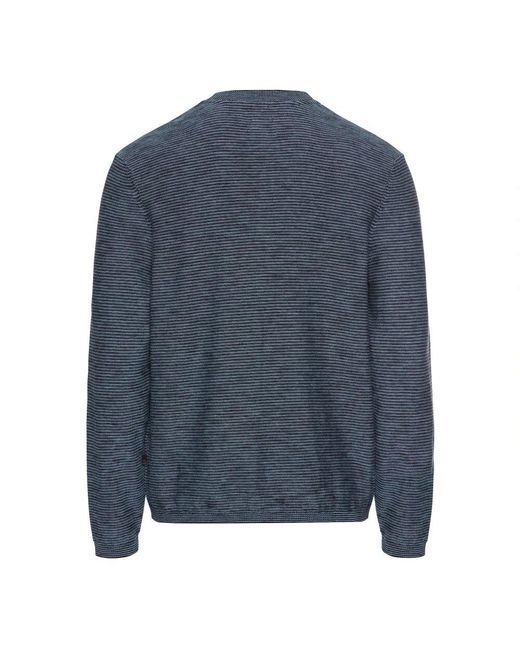 Camel Active Langarm baumwollmischung henley shirt in Blue für Herren