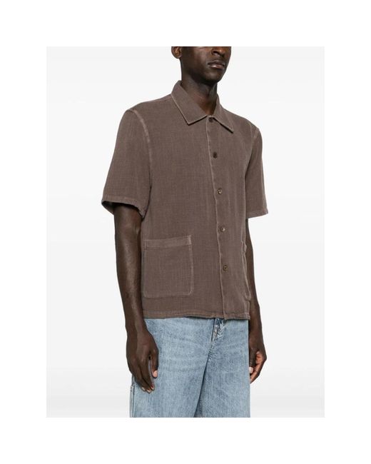 Shirts > short sleeve shirts Our Legacy pour homme en coloris Brown
