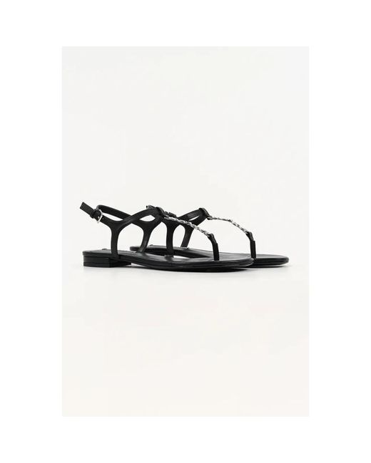 Karl Lagerfeld Black Slides