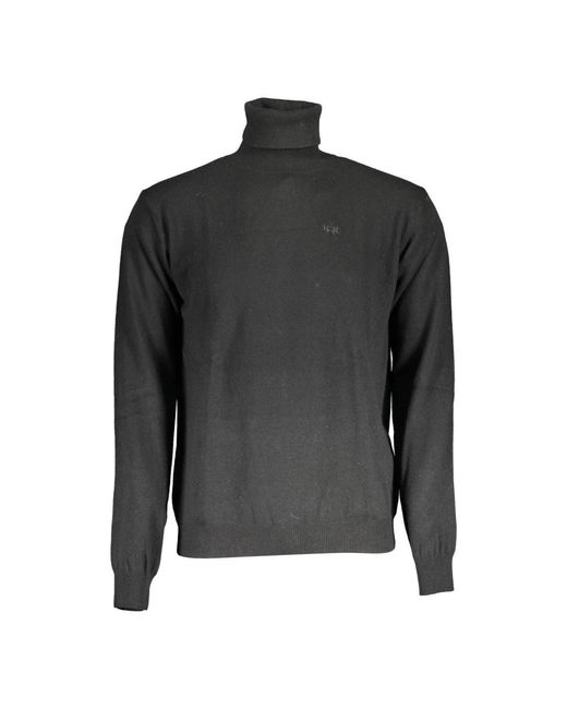 La Martina Gray Turtlenecks for men