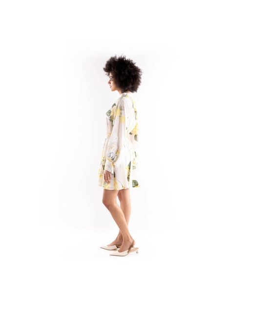 5 PROGRESS Natural Poplin Mini Dress