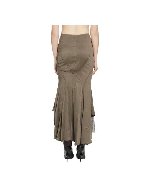 Yehuafan Natural Midi Skirts