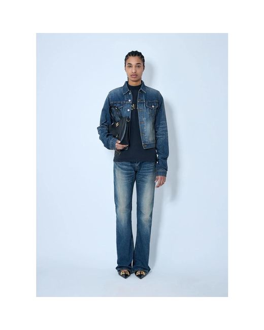 Balenciaga Boot-Cut Jeans in het Blue