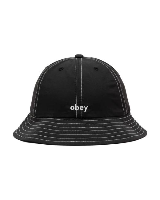 Obey Nylon Unstructured Bucket Hat in Black für Herren