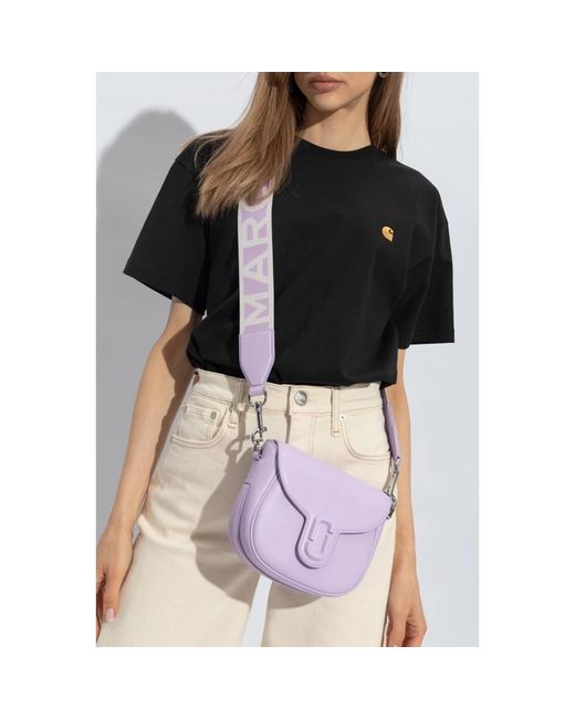 Marc Jacobs Purple 'the j marc small' schultertasche